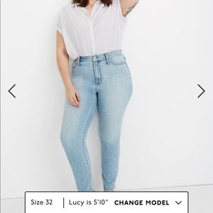 Madewell Curvy Vintage Jean Fitzgerald Wash